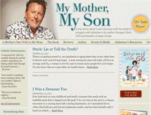 Tablet Screenshot of mymothermyson.com